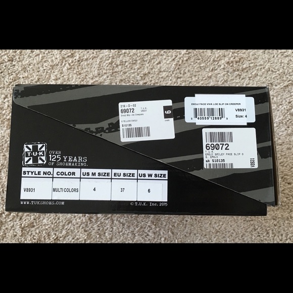 Brand new with box Emojis sneakers - Picture 3 of 3